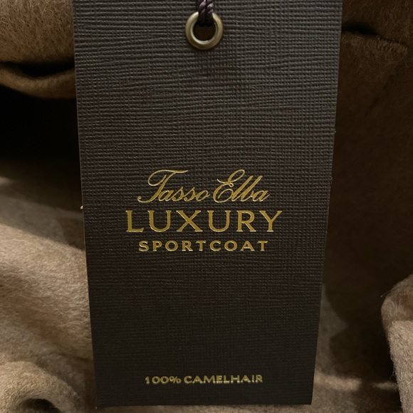 Tasso Elba 100% Camelhair Tan Sport Jacket; Size: 42L - Picture 4 of 4